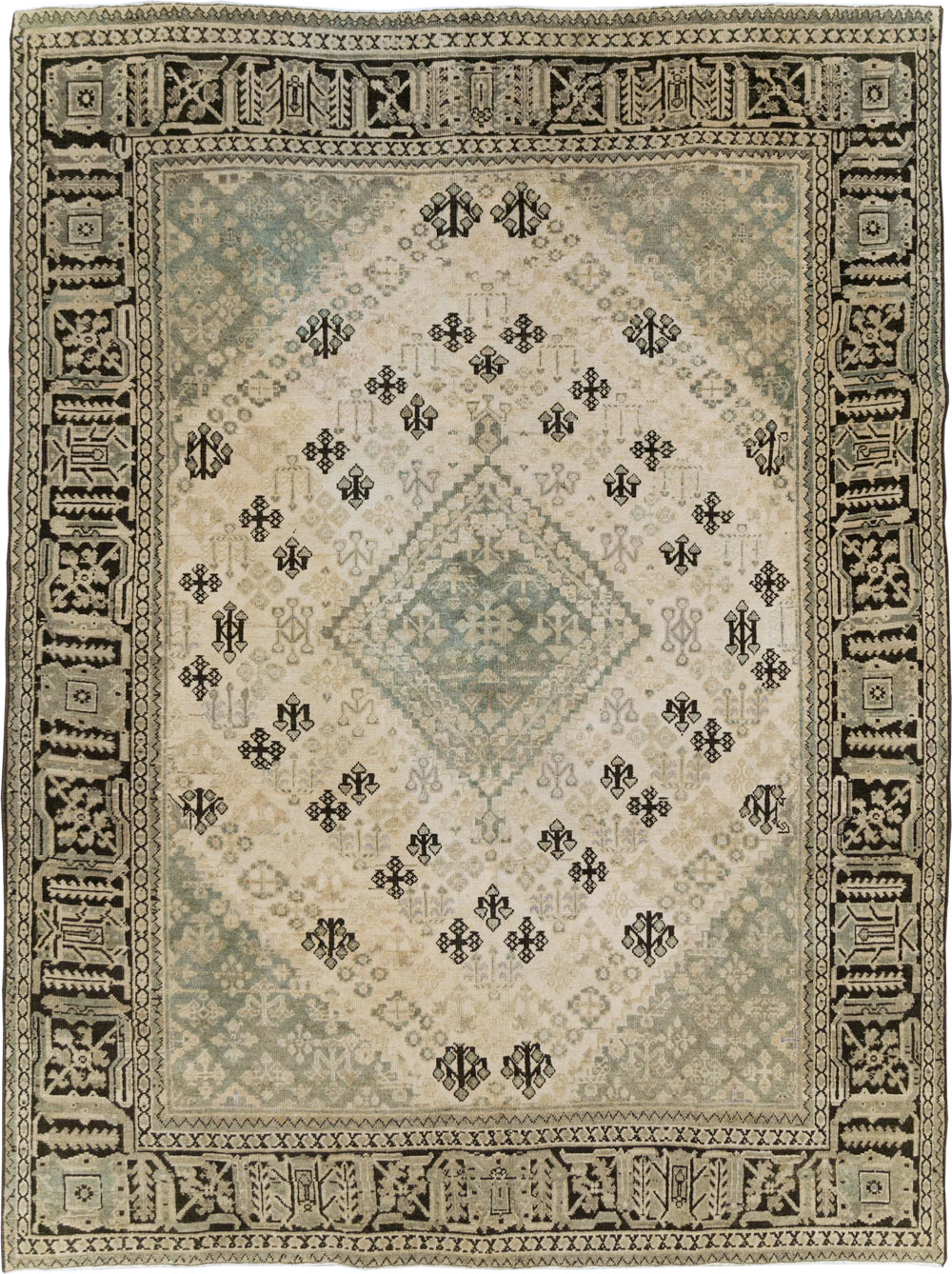 Vintage Persian Joshegan Carpet, No.21392 - Gsblank