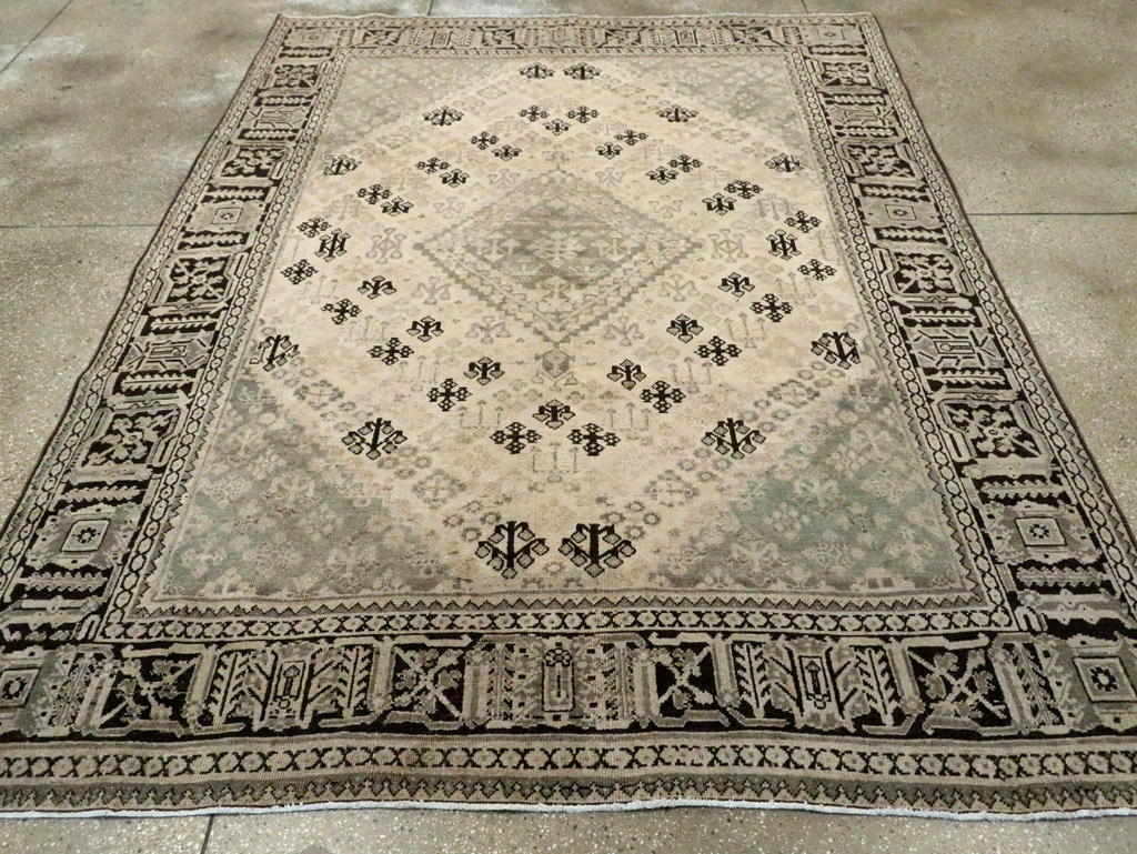 Vintage Persian Joshegan Carpet, No.21392 - Gsblank