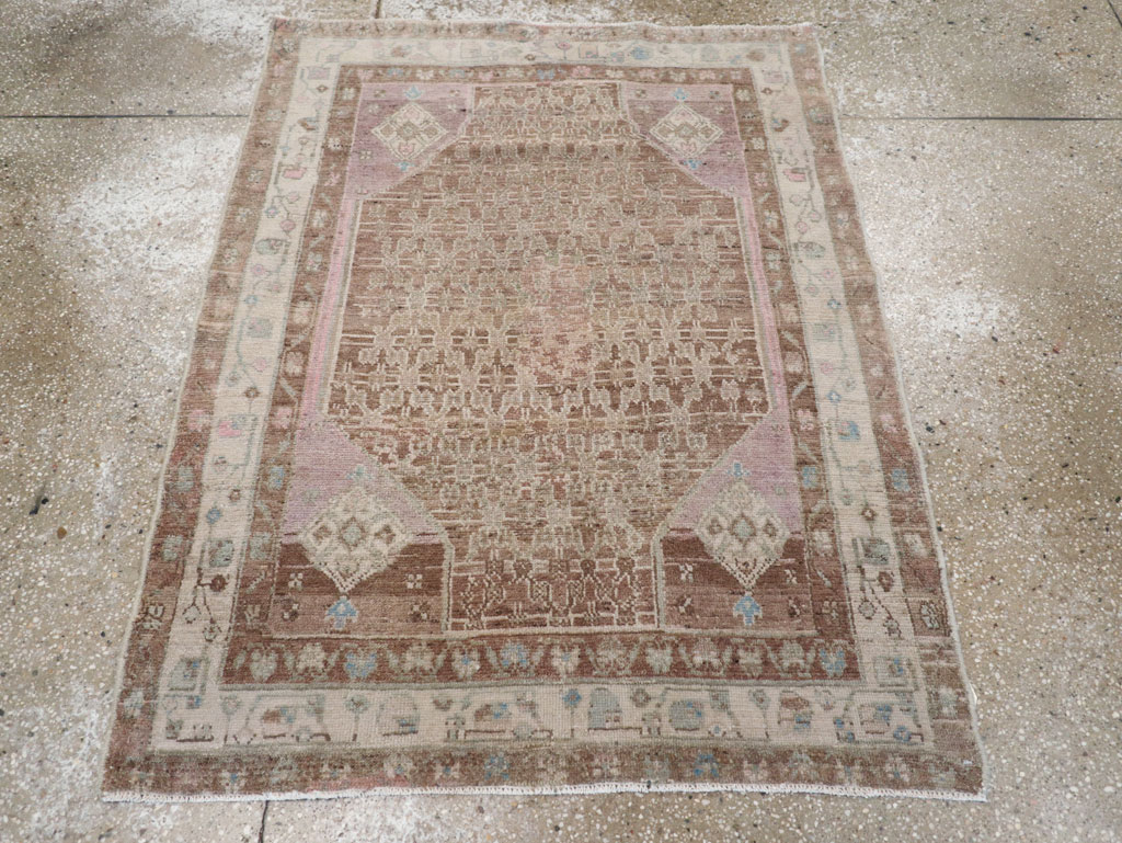 Vintage Persian Malayer Rug, No.21396 - Gsblank