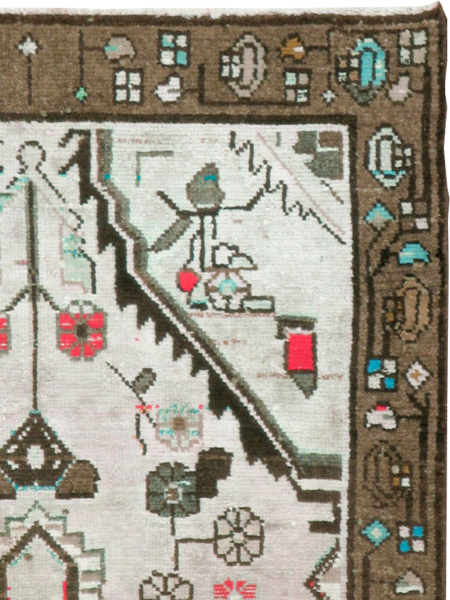 Vintage Persian Malayer Rug, No.21397 - Gsblank