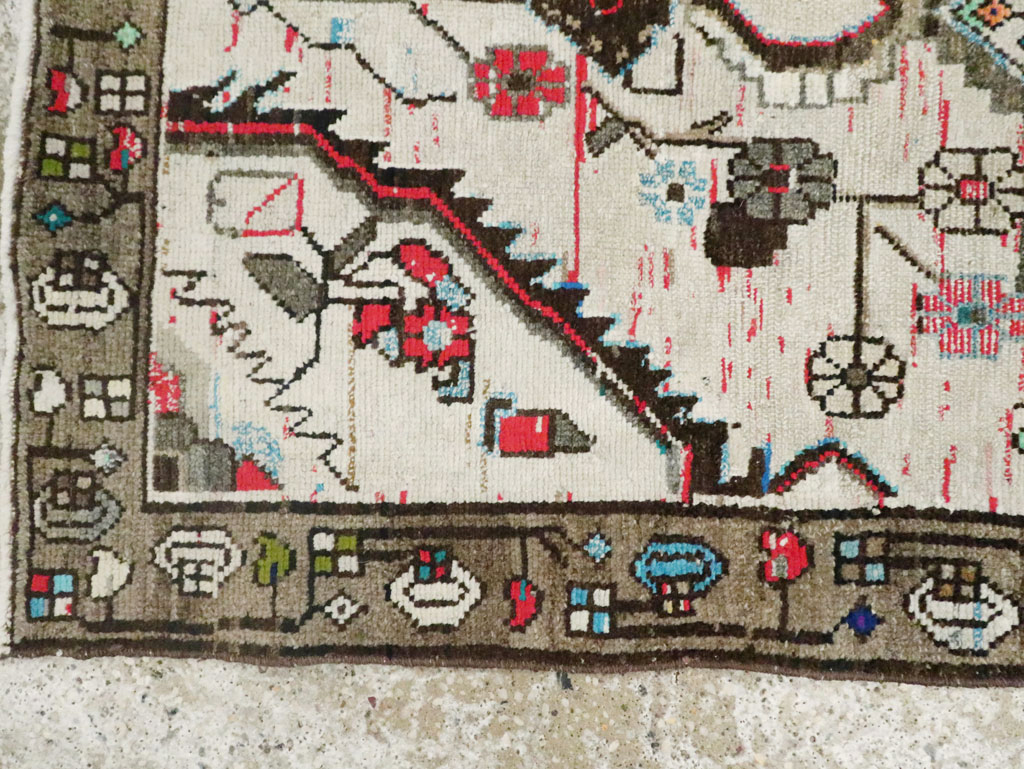 Vintage Persian Malayer Rug, No.21397 - Gsblank