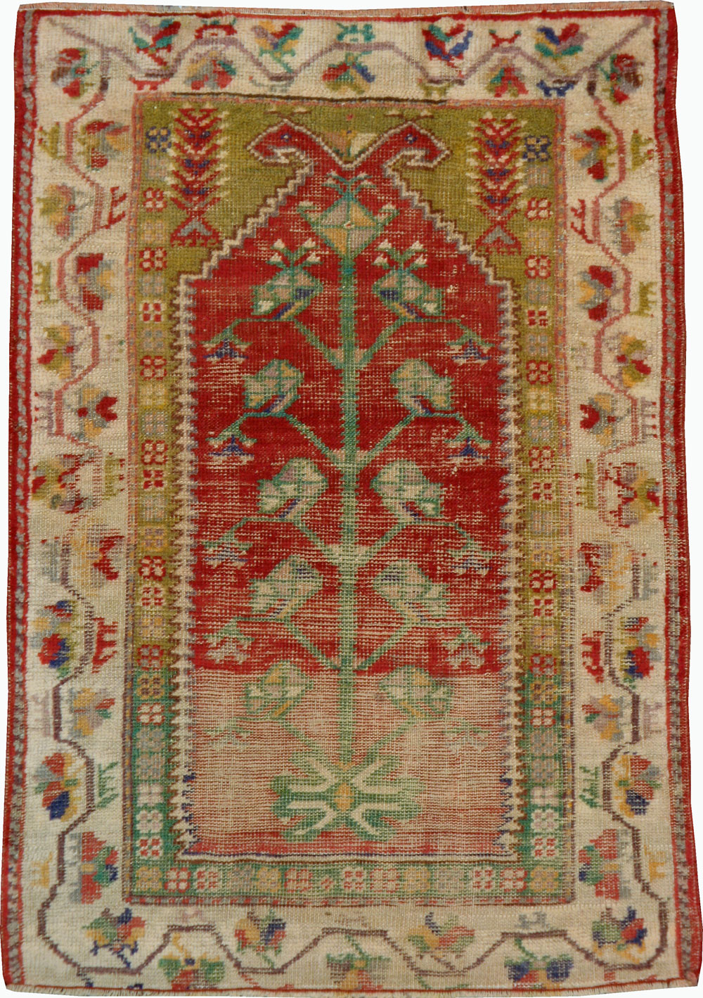 Antique Turkish Oushak Rug, No.21412 - Gsblank