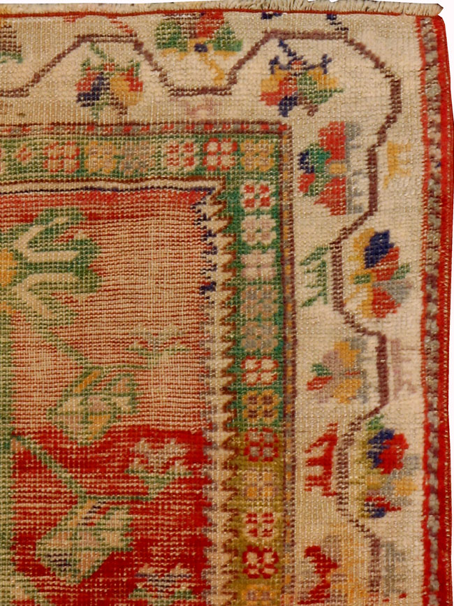Antique Turkish Oushak Rug, No.21412 - Gsblank