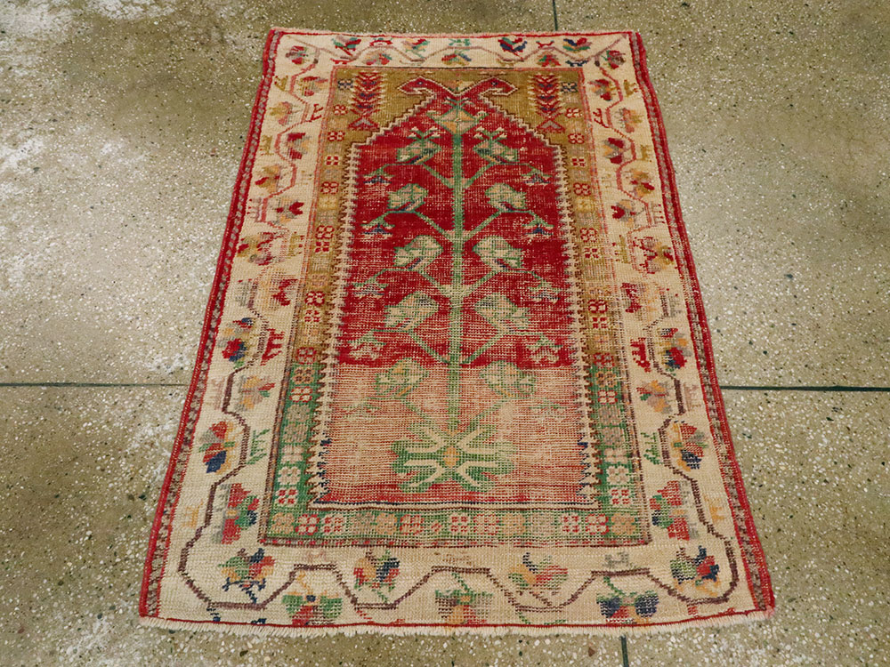 Antique Turkish Oushak Rug, No.21412 - Gsblank