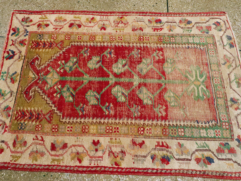 Antique Turkish Oushak Rug, No.21412 - Gsblank