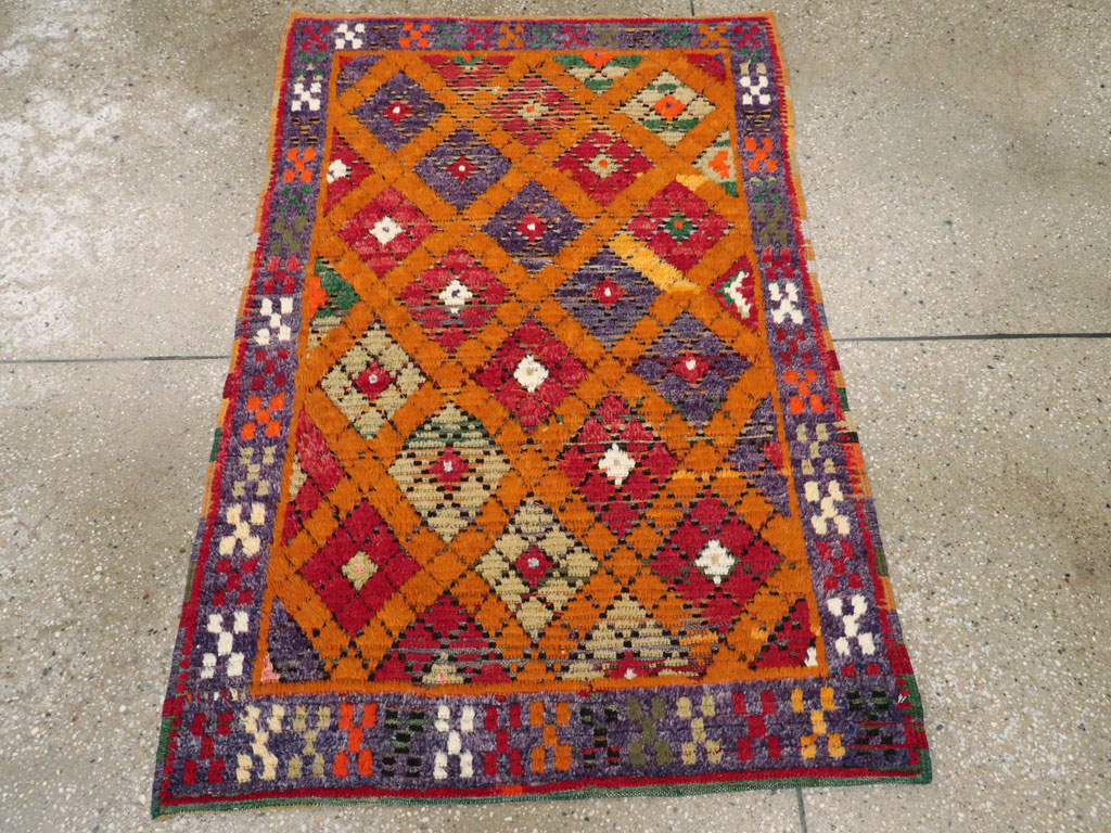 Vintage Turkish Tulu Rug, No.21417 - Gsblank