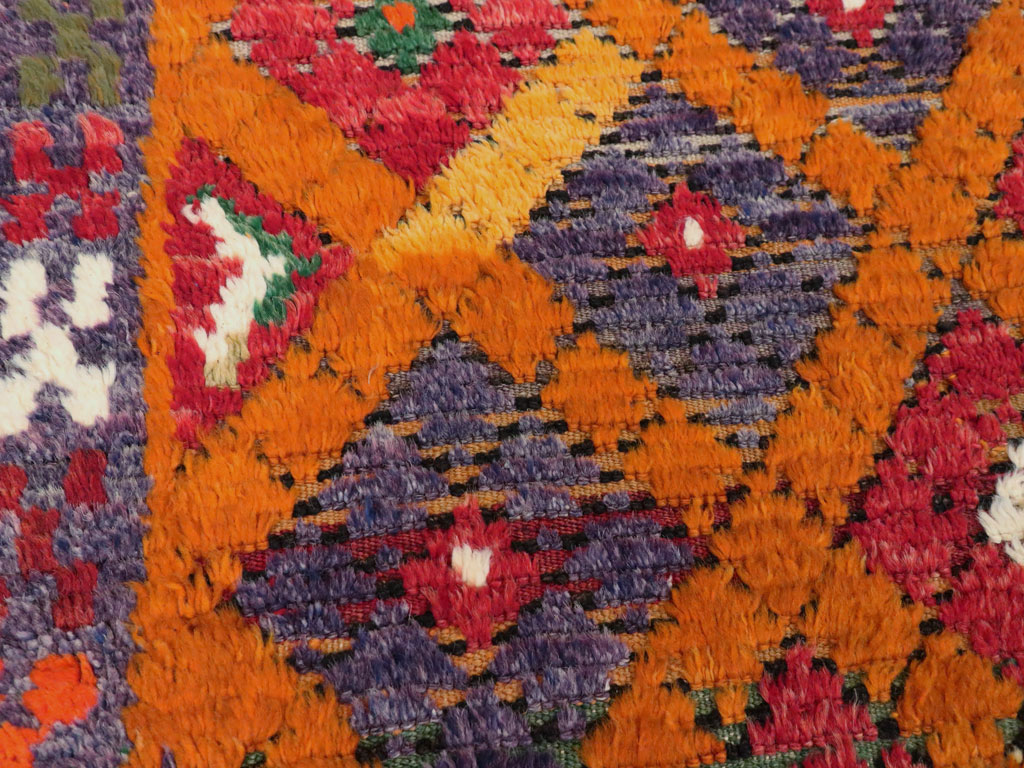 Vintage Turkish Tulu Rug, No.21417 - Gsblank