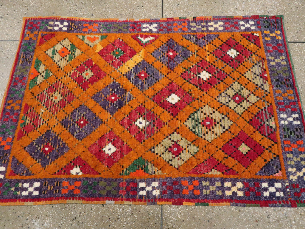 Vintage Turkish Tulu Rug, No.21417 - Gsblank