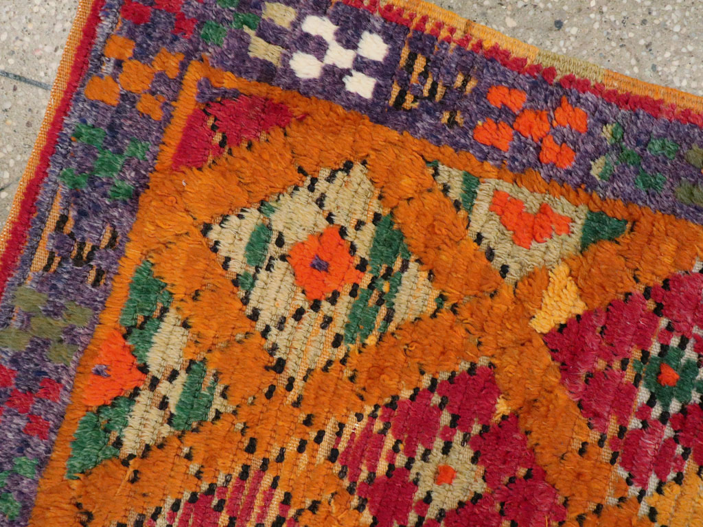 Vintage Turkish Tulu Rug, No.21417 - Gsblank