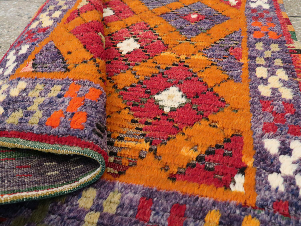 Vintage Turkish Tulu Rug, No.21417 - Gsblank