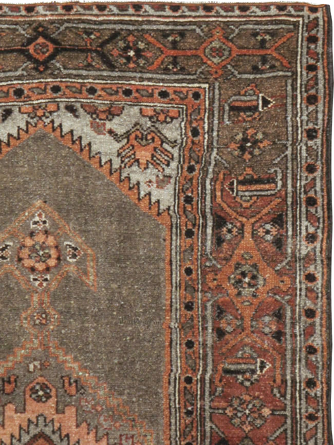 Antique Persian Kurdish Rug, No.21419 - Gsblank