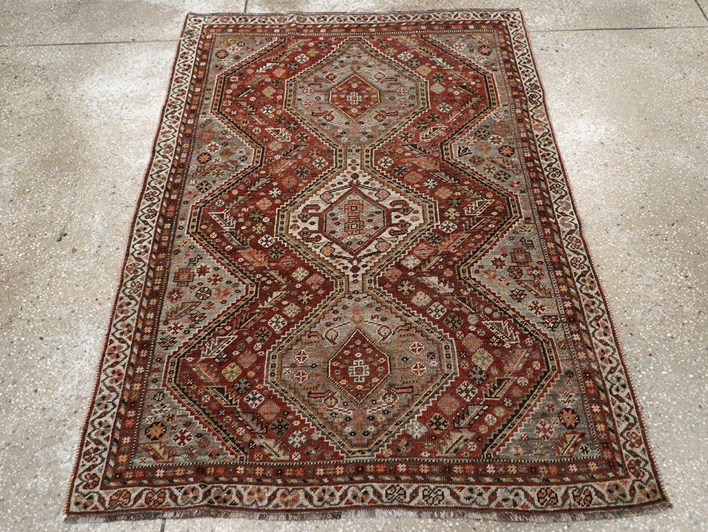 Antique Afshar Rug, No.21420 - Gsblank