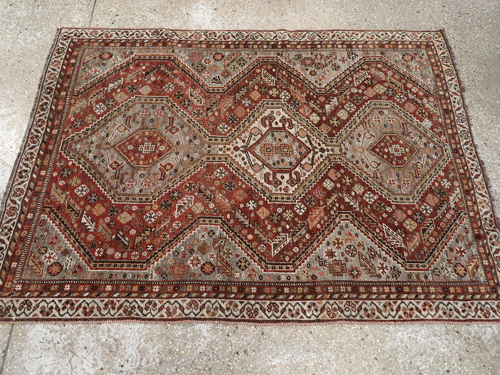 Antique Afshar Rug, No.21420 - Gsblank