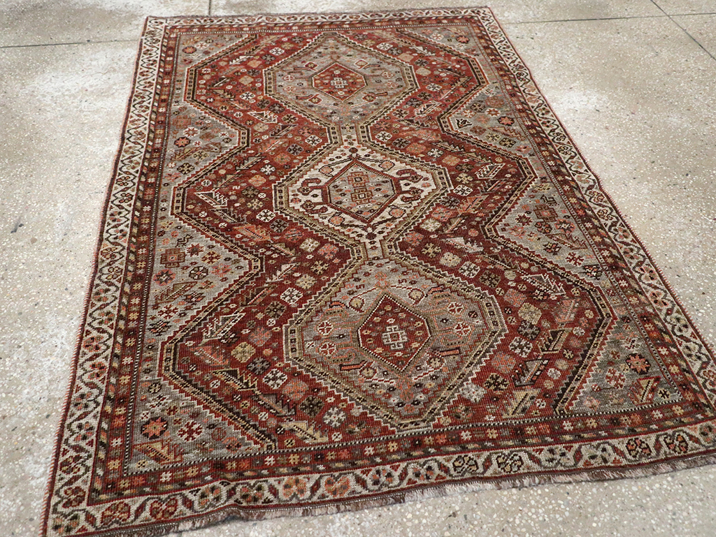 Antique Afshar Rug, No.21420 - Gsblank