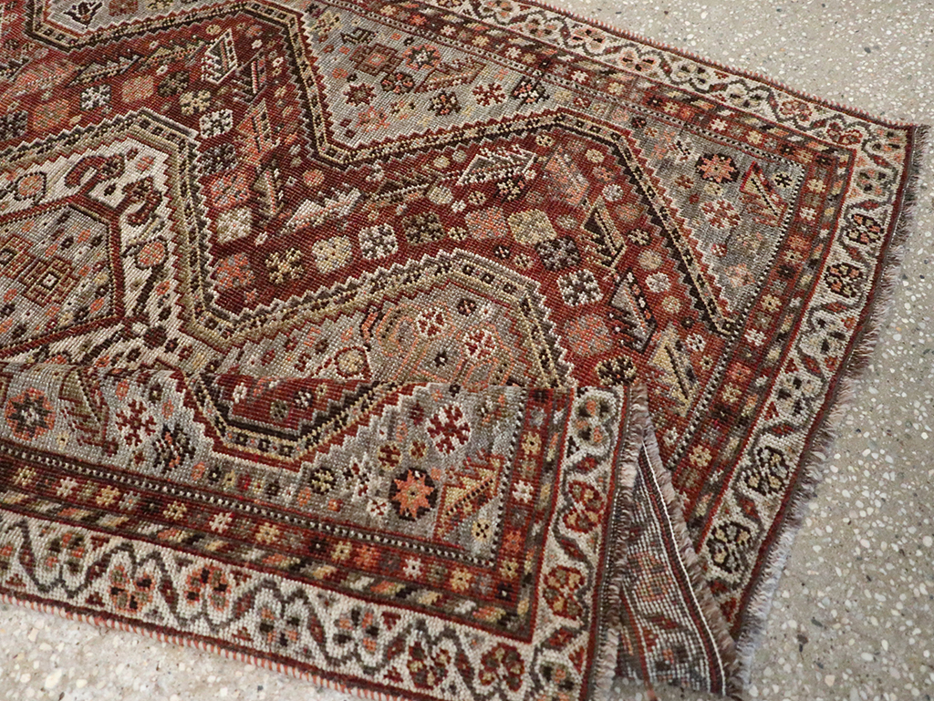 Antique Afshar Rug, No.21420 - Gsblank