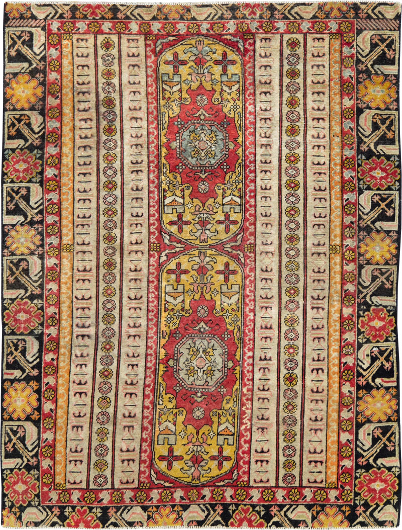 Antique Turkish Ghiordes Rug, No.21425 - Gsblank