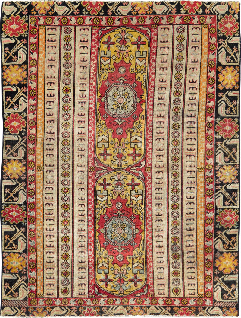 Antique Turkish Ghiordes Rug, No.21425 - Gsblank