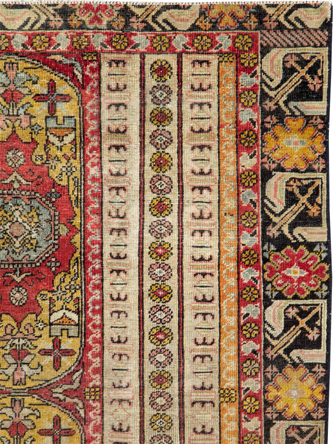 Antique Turkish Ghiordes Rug, No.21425 - Gsblank