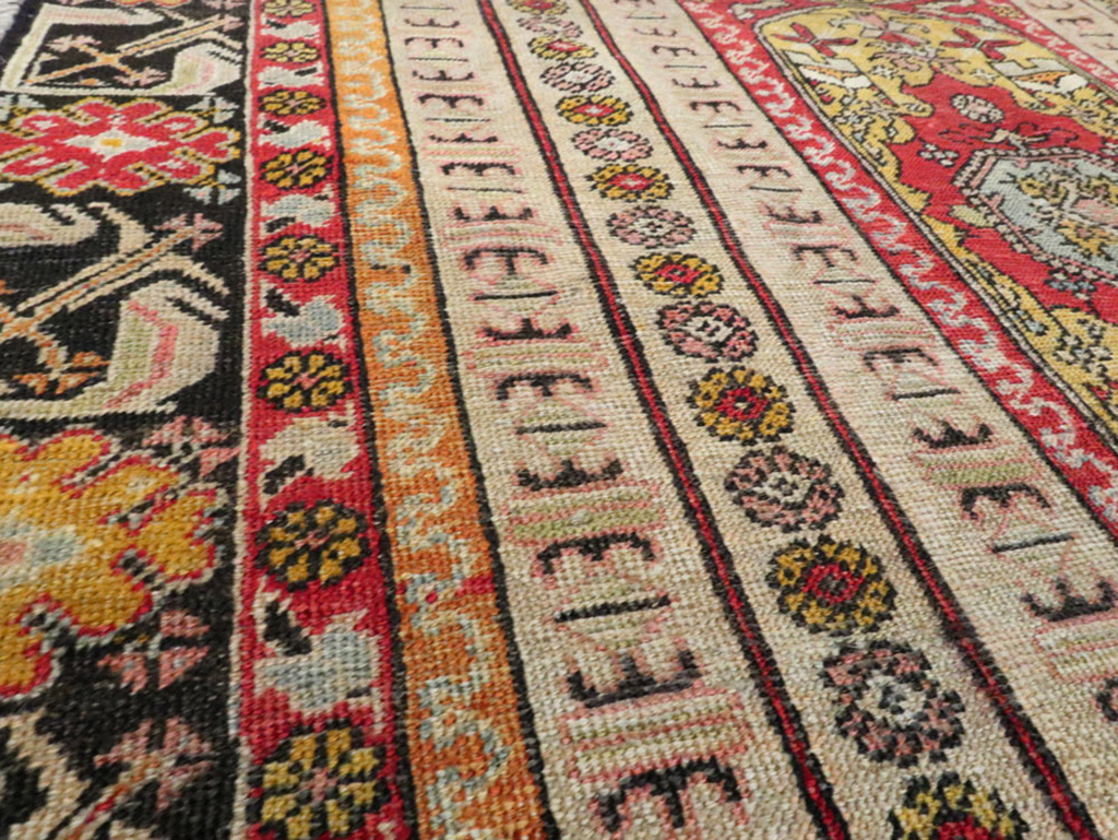Antique Turkish Ghiordes Rug, No.21425 - Gsblank