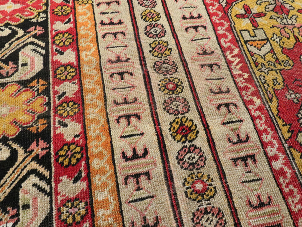 Antique Turkish Ghiordes Rug, No.21425 - Gsblank