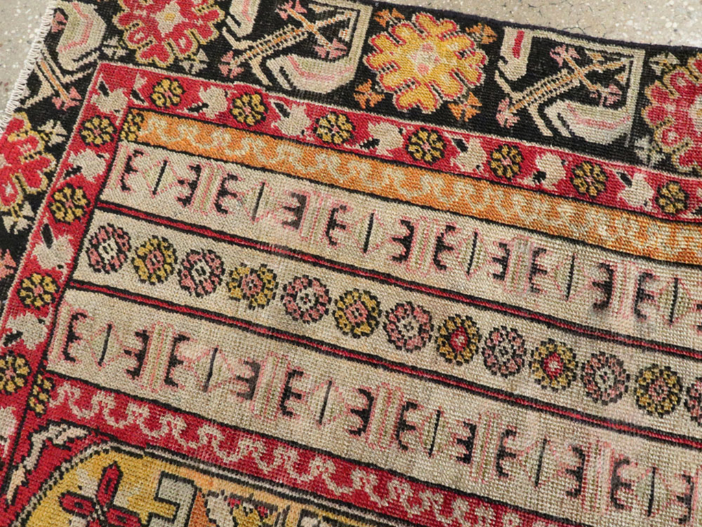 Antique Turkish Ghiordes Rug, No.21425 - Gsblank