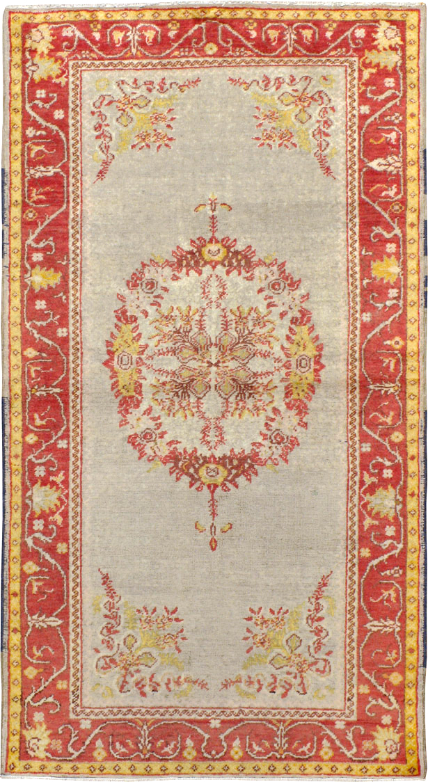 Antique Turkish Oushak Rug, No.21429 - Gsblank