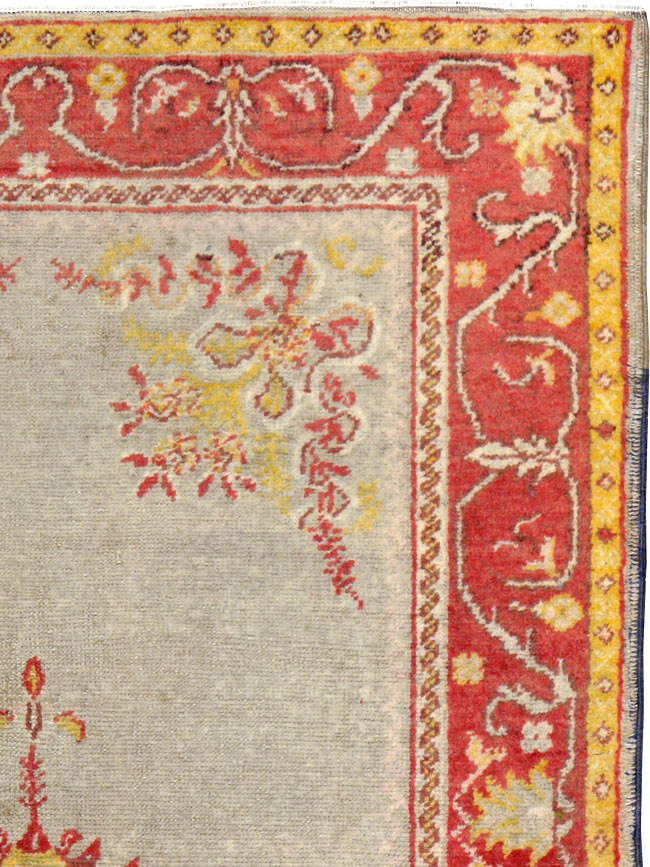 Antique Turkish Oushak Rug, No.21429 - Gsblank