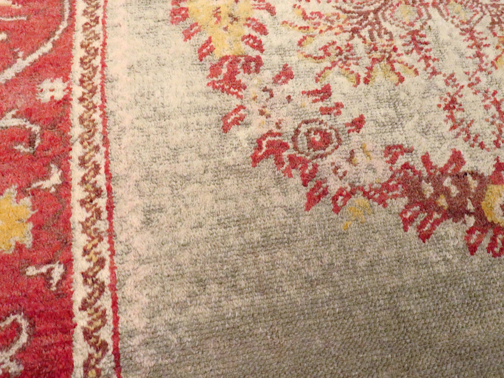 Antique Turkish Oushak Rug, No.21429 - Gsblank