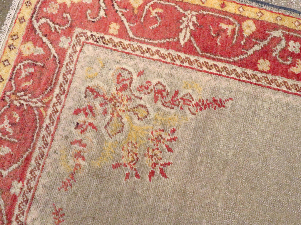 Antique Turkish Oushak Rug, No.21429 - Gsblank