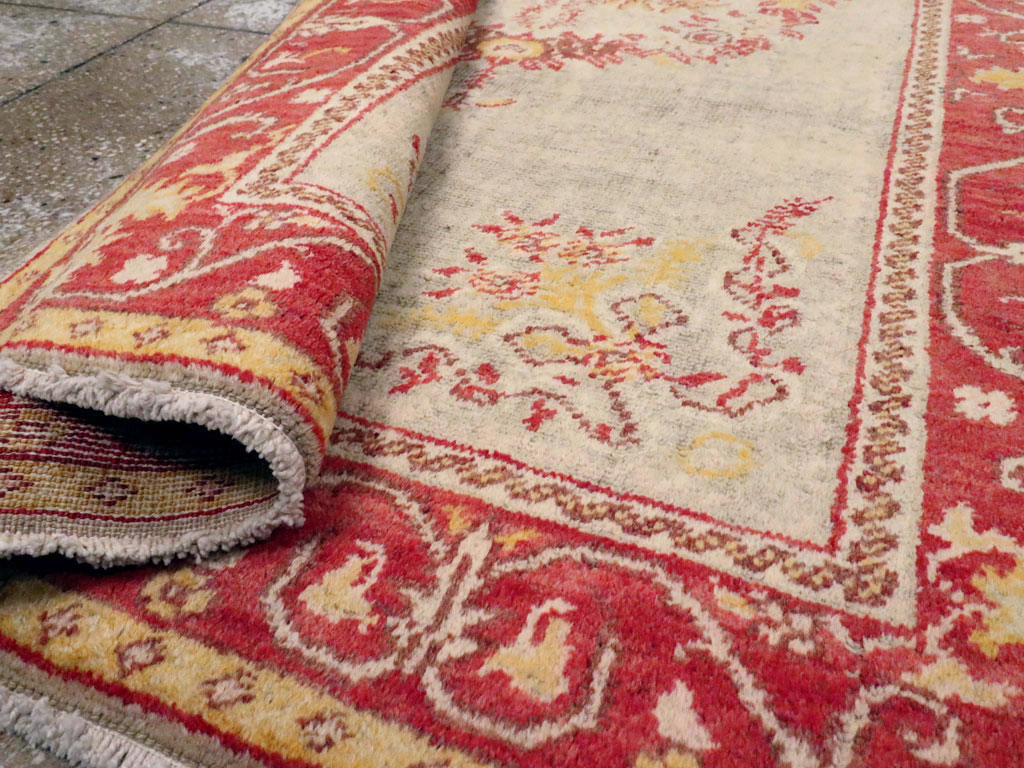 Antique Turkish Oushak Rug, No.21429 - Gsblank