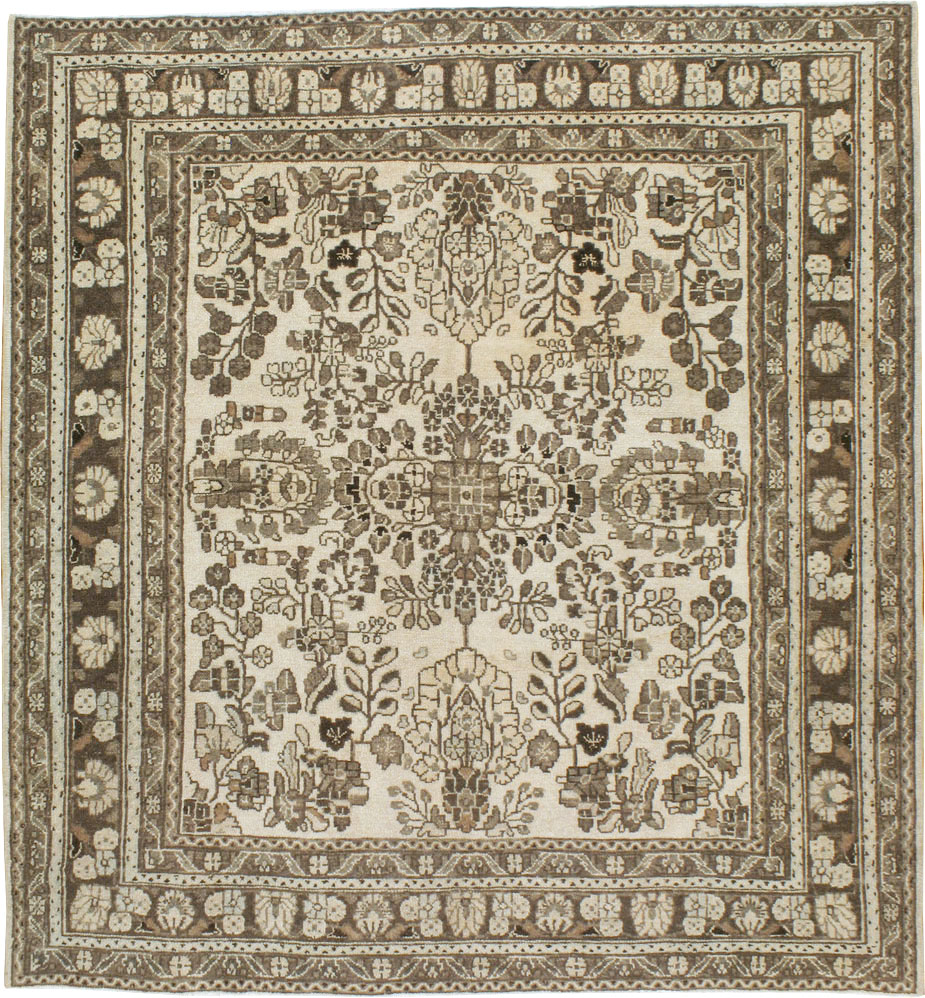 Vintage Persian Hamadan Square Rug, No.21432 - Gsblank