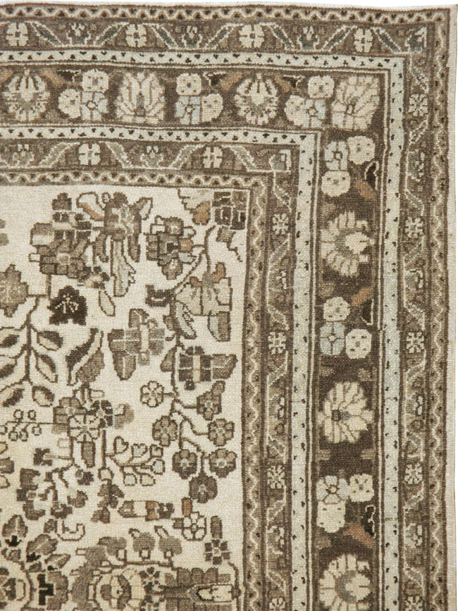 Vintage Persian Hamadan Square Rug, No.21432 - Gsblank