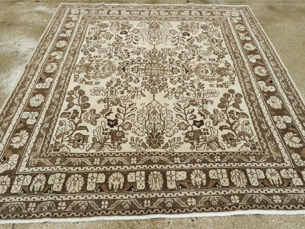 Vintage Persian Hamadan Square Rug, No.21432 - Gsblank