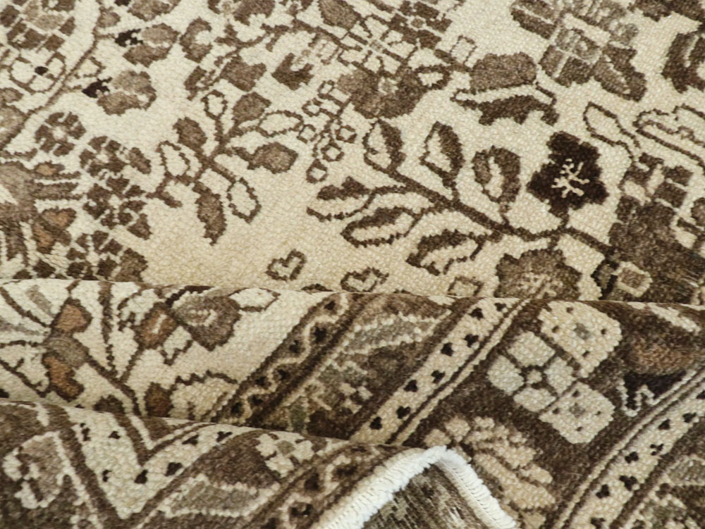 Vintage Persian Hamadan Square Rug, No.21432 - Gsblank