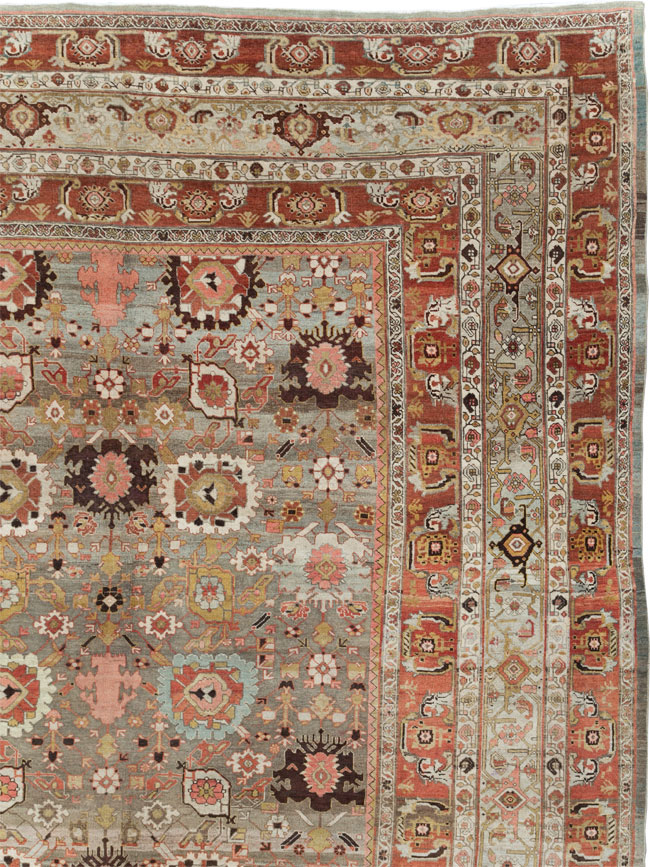 Antique Persian Bidjar Carpet, No.21437 - Gsblank