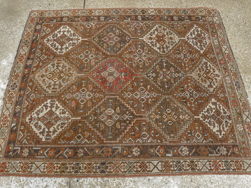 Antique Afshar Rug, No.21443 - Gsblank