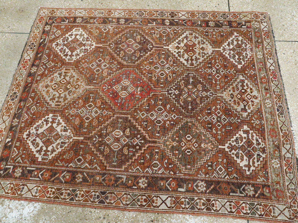 Antique Afshar Rug, No.21443 - Gsblank