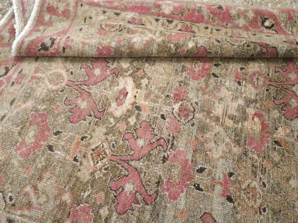 Antique Persian Malayer Throw Rug, No.21448 - Gsblank