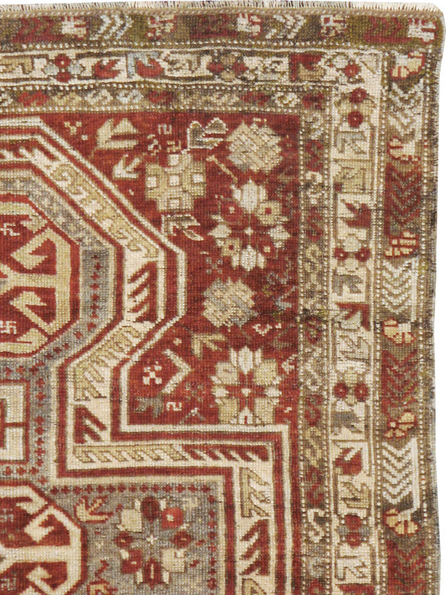 Antique Persian Kurdish Rug, No.21476 - Gsblank