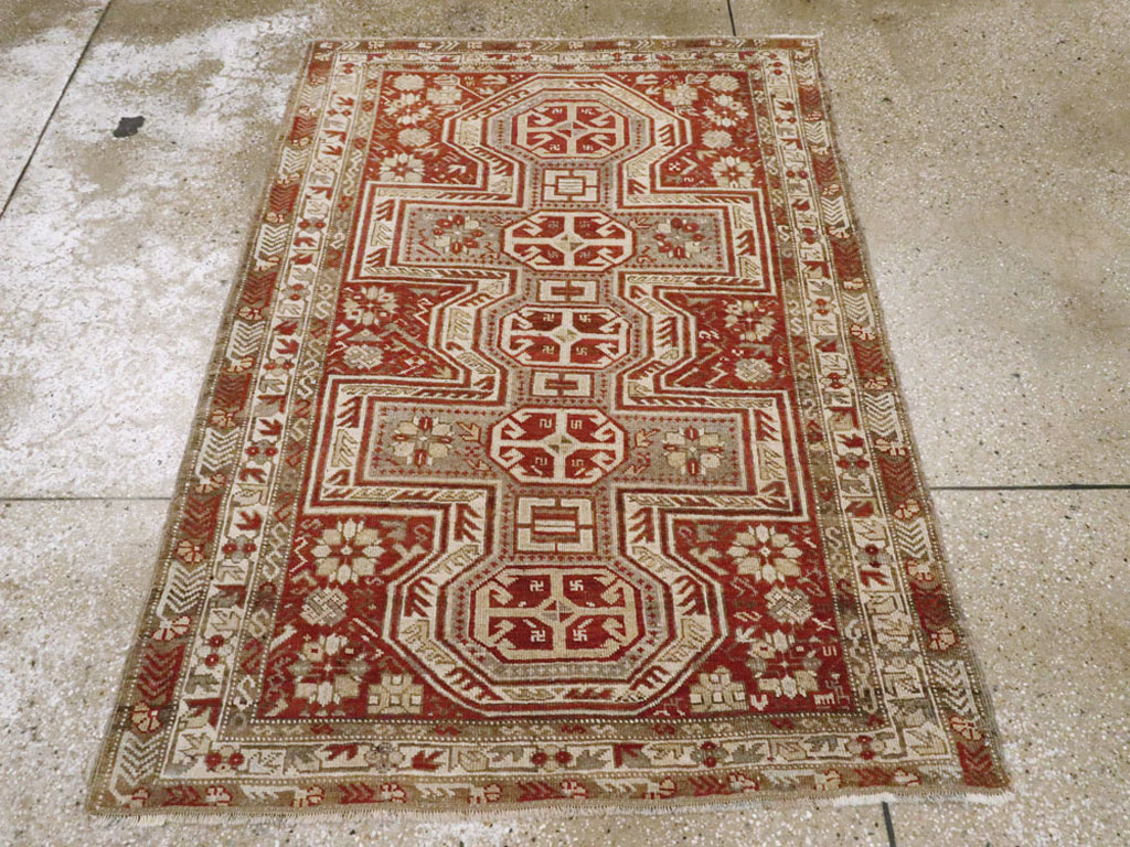 Antique Persian Kurdish Rug, No.21476 - Gsblank