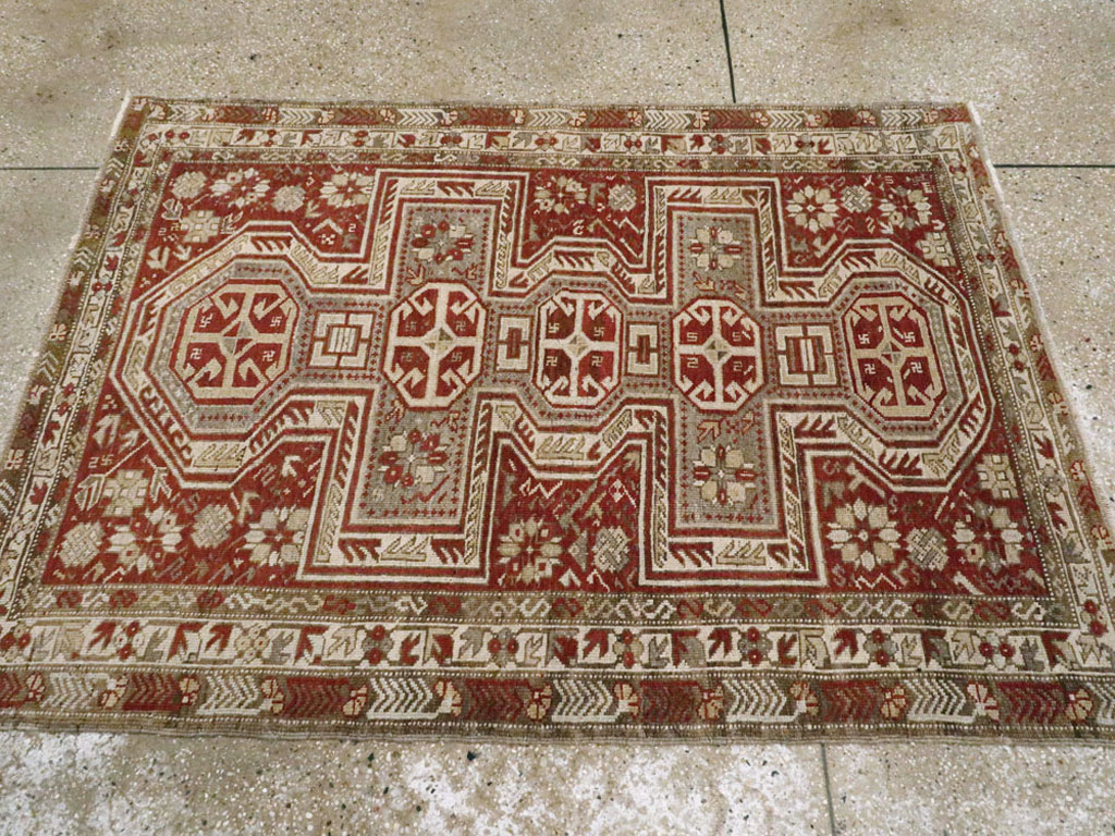 Antique Persian Kurdish Rug, No.21476 - Gsblank