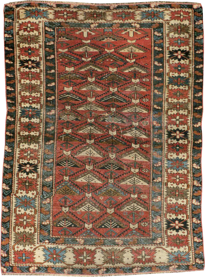 Antique Caucasian Shirvan Rug, No.21480 - Gsblank