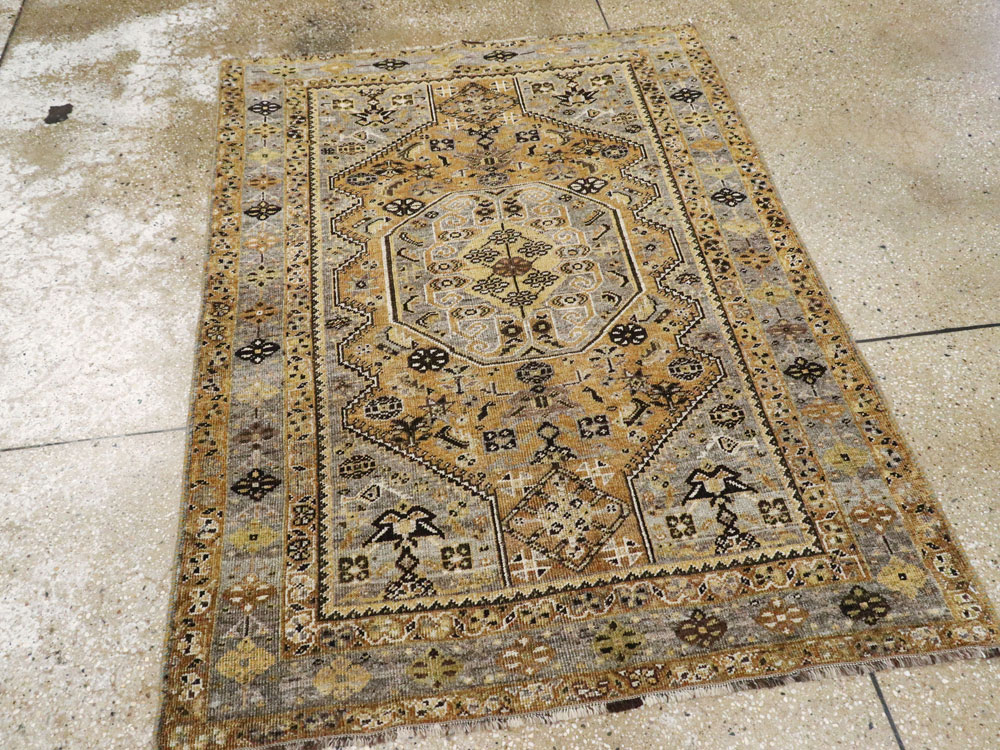 Vintage Persian Afshar Rug, No.21522 - Gsblank