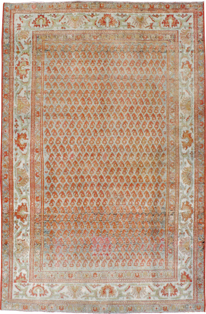 Vintage Persian Malayer Rug, No.21526 - Gsblank