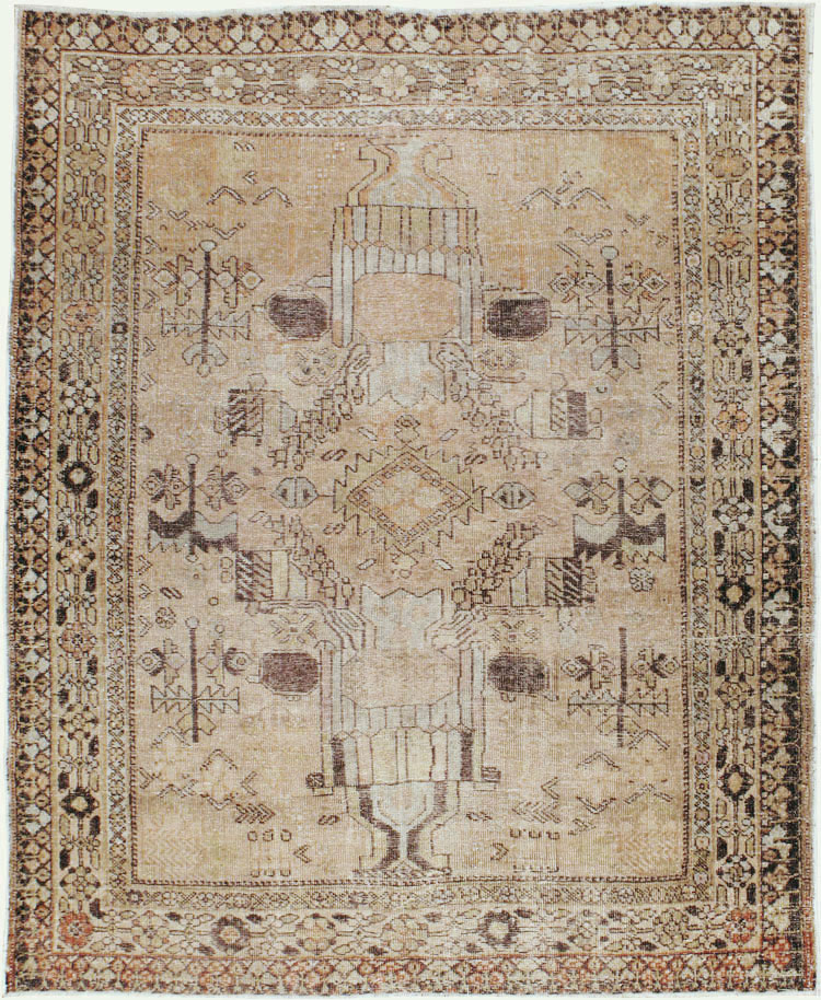 Vintage Persian Afshar Rug, No.21527 - Gsblank