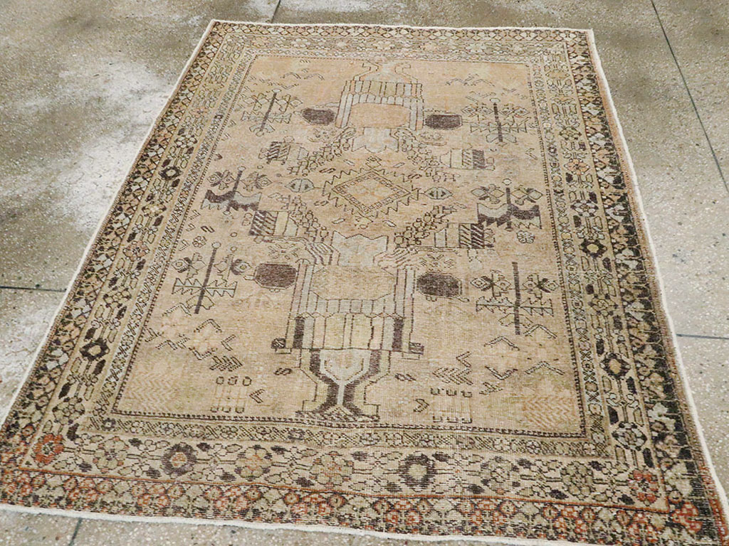 Vintage Persian Afshar Rug, No.21527 - Gsblank