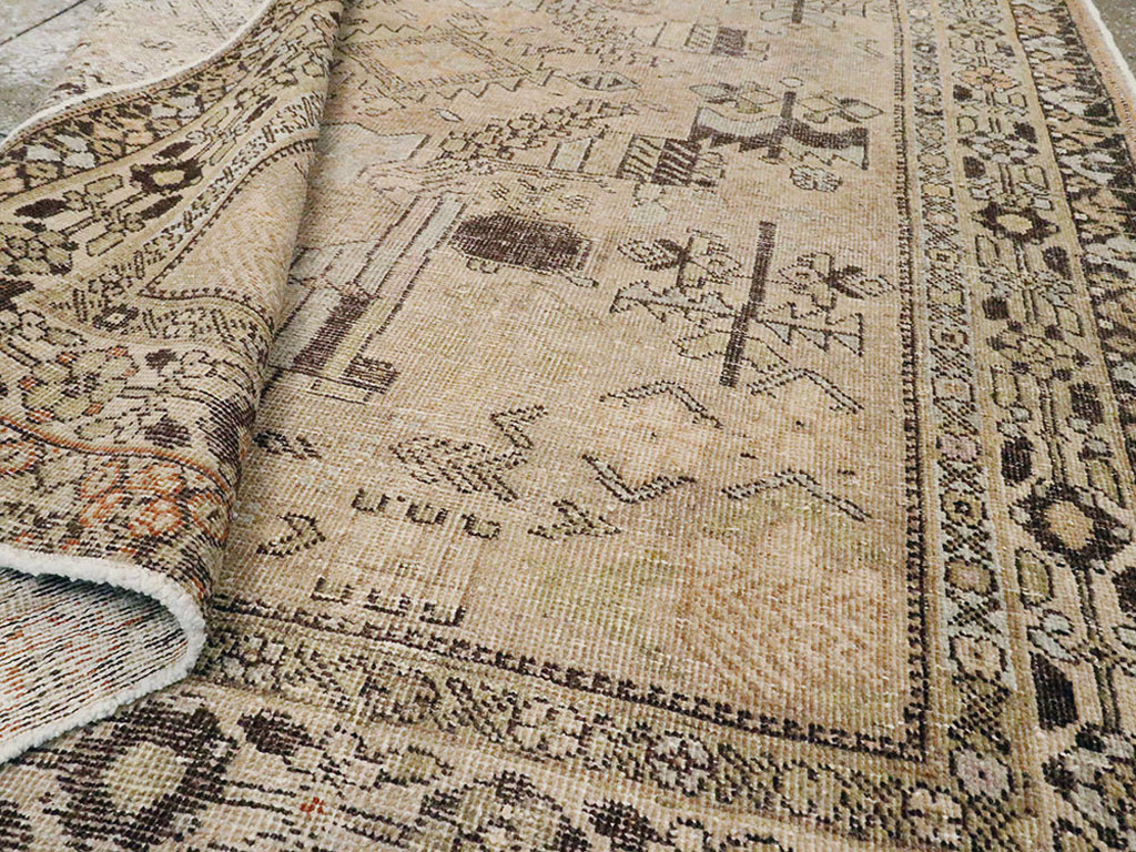 Vintage Persian Afshar Rug, No.21527 - Gsblank