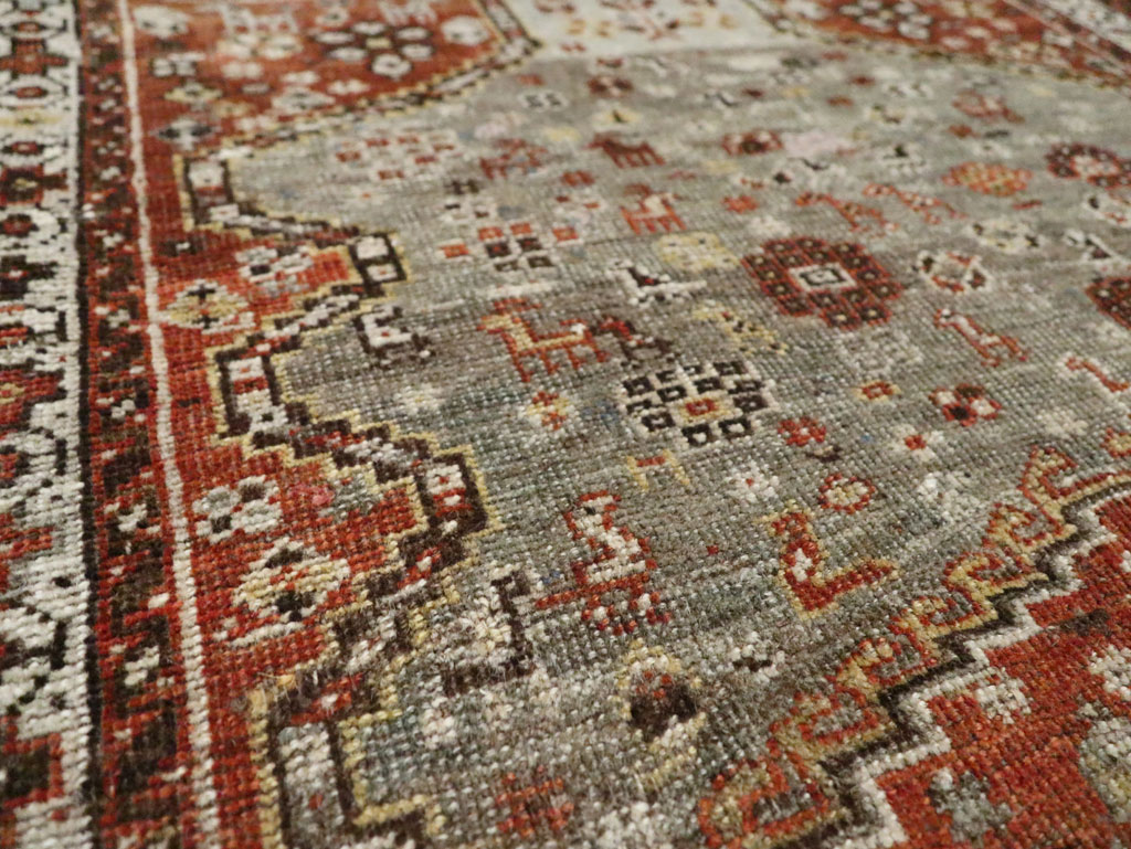 Antique Persian Khamseh Rug, No.21530 - Gsblank