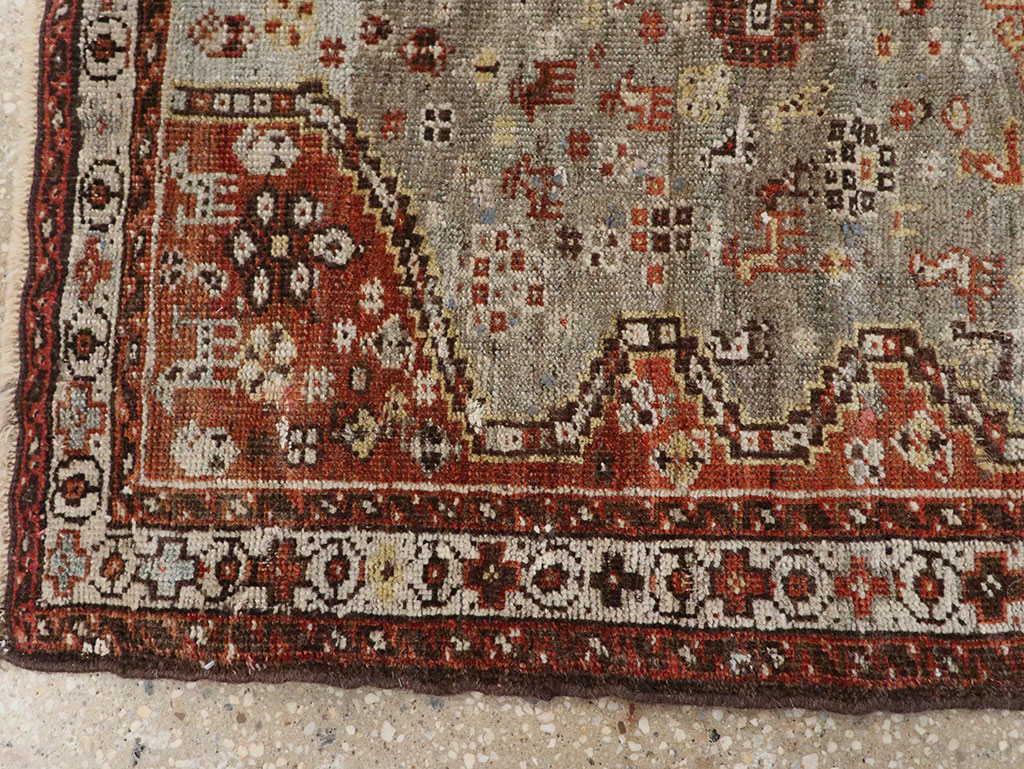 Antique Persian Khamseh Rug, No.21530 - Gsblank