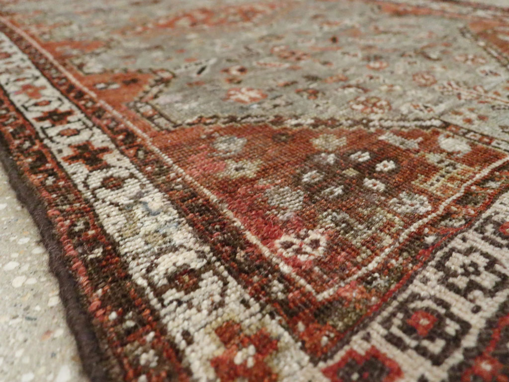 Antique Persian Khamseh Rug, No.21530 - Gsblank